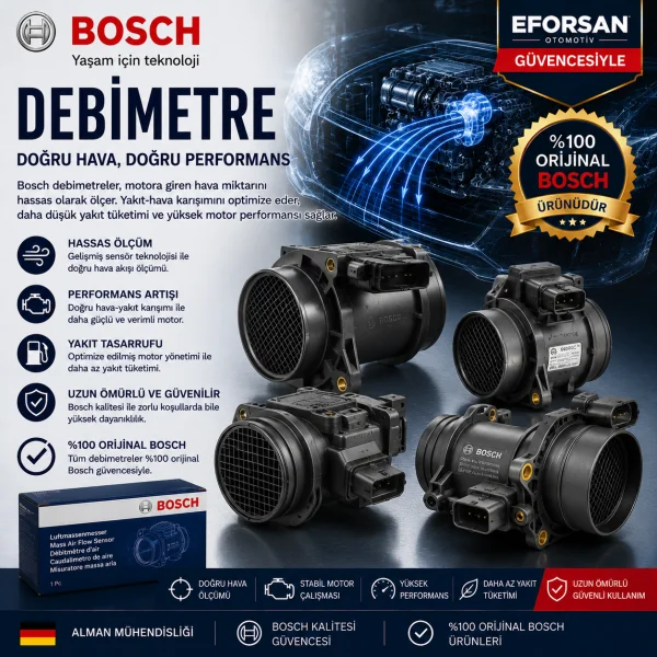 HAVA KÜTLE ÖLÇER CITROEN FIAT OPEL 0281002860 0281002917