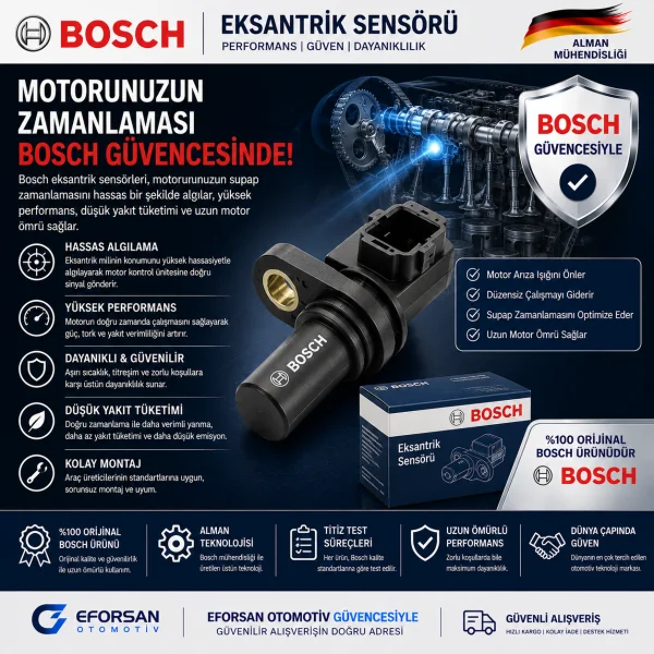 Eksantrik Mili Sensörü (Faz Sensörü) Bmw Citroen Peugeot (Oem: 1920LS) 0232103064