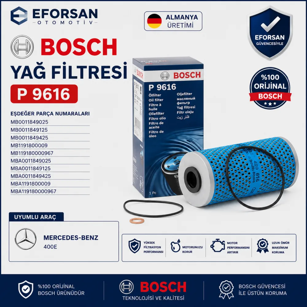 Yağ Filtresi Mercedes Uyumlu 1457429616