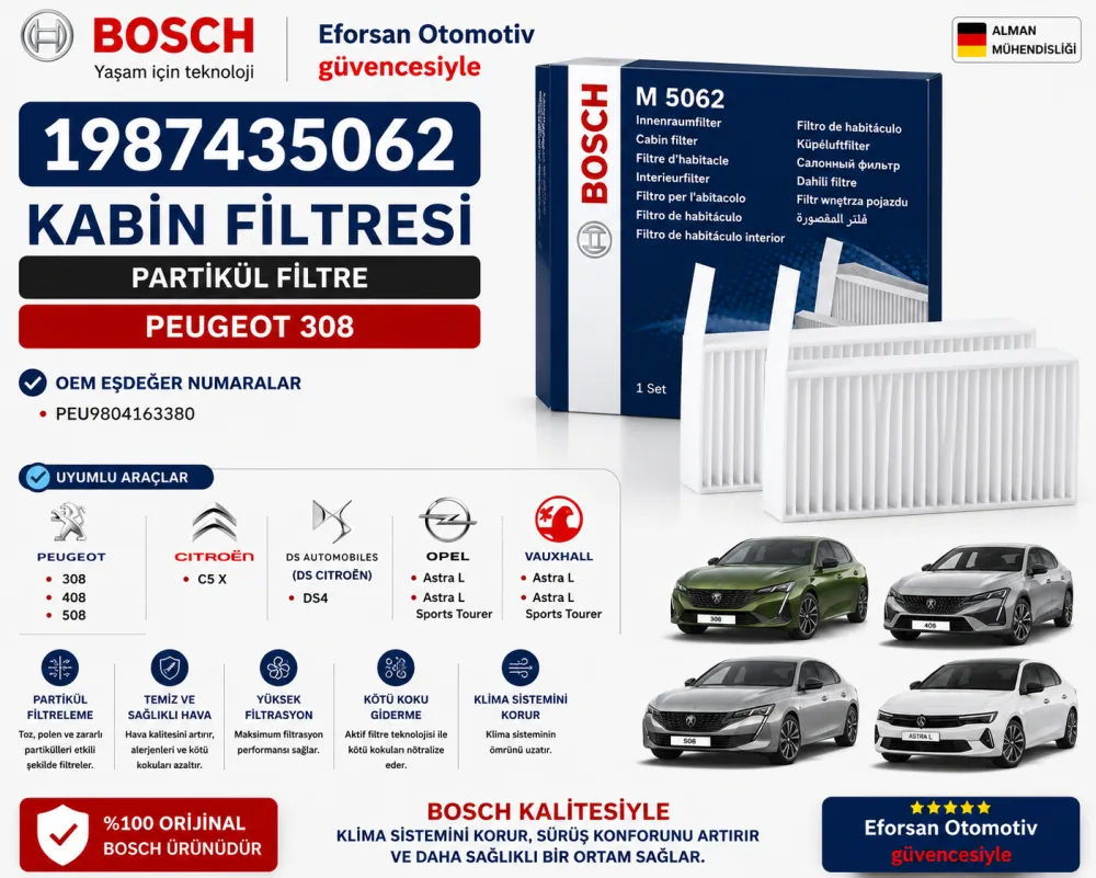 Polen Kabin Filtresi 1987435062