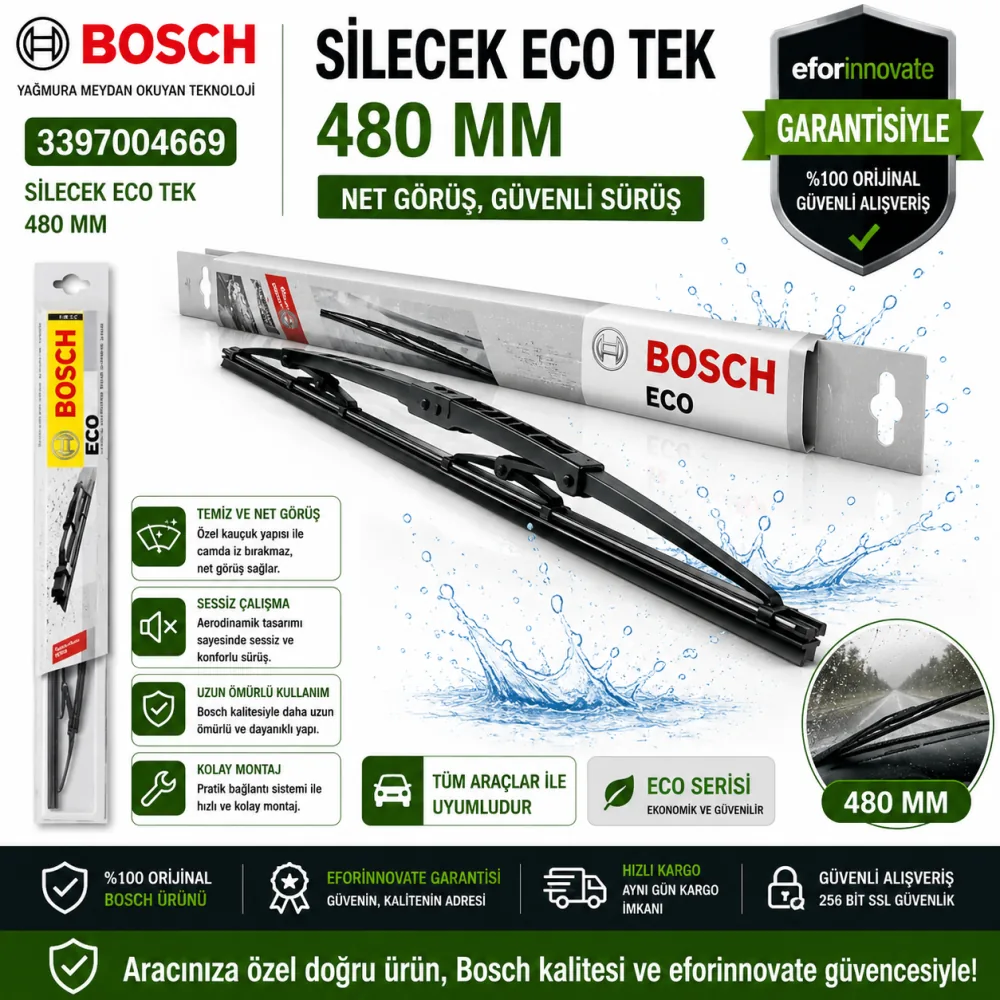 Eco Tekli Silecek Süpürgesi 480 mm 3397004669