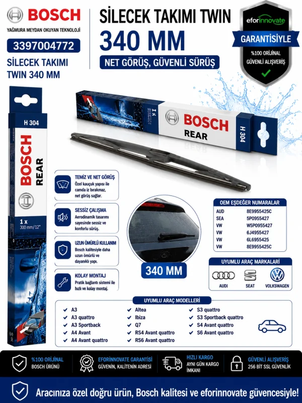 Twin Silecek Takımı 340 mm 3397004772