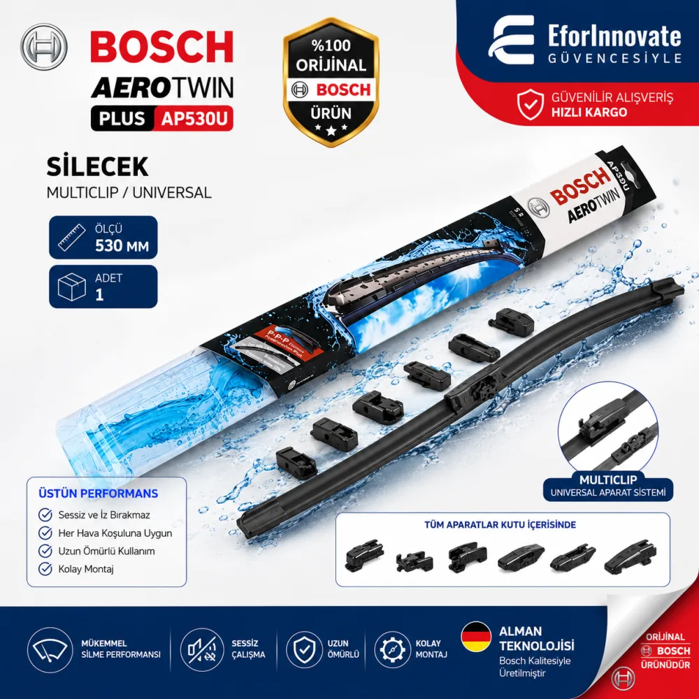 Aerotwin Tekli Silecek Süpürgesi 530 mm 3397006948