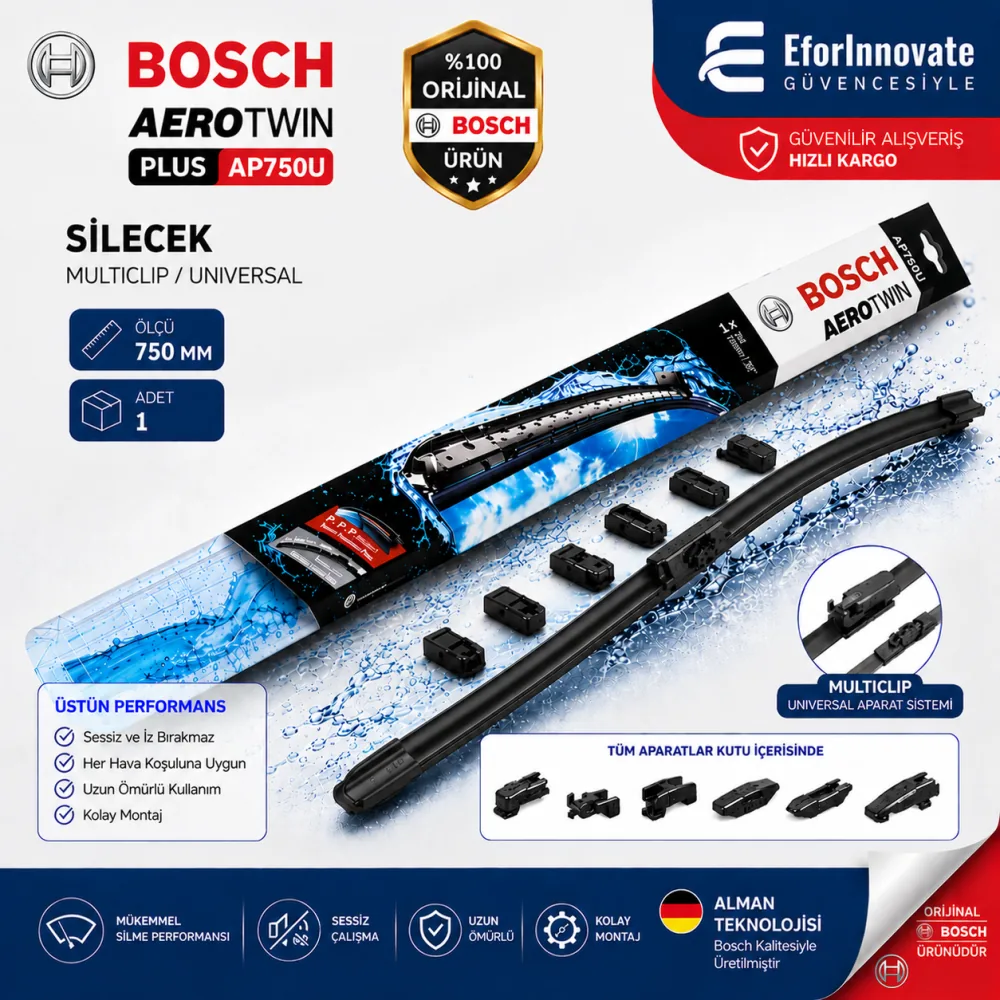 Aerotwin Tekli Silecek Süpürgesi 750 mm 3397006954