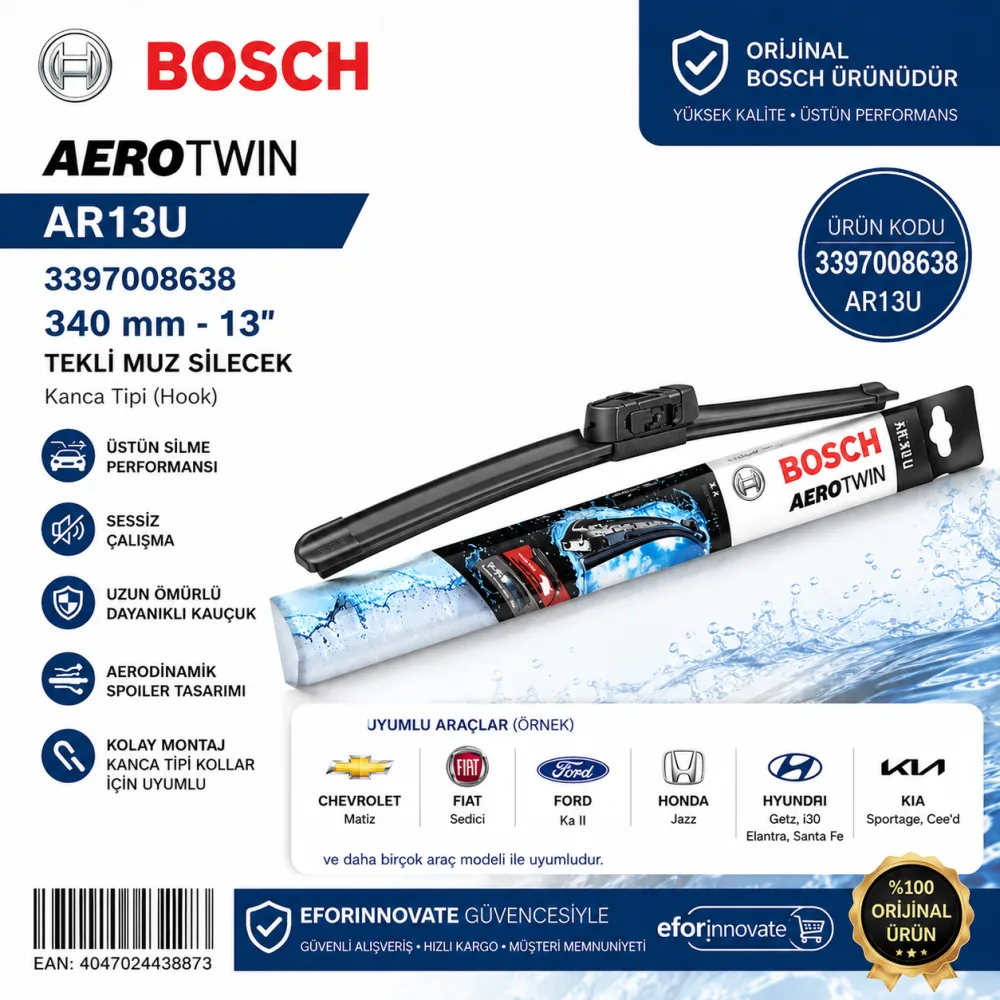 SİLECEK AEROTWİN 340 MM ADET KANJALI 3397008638