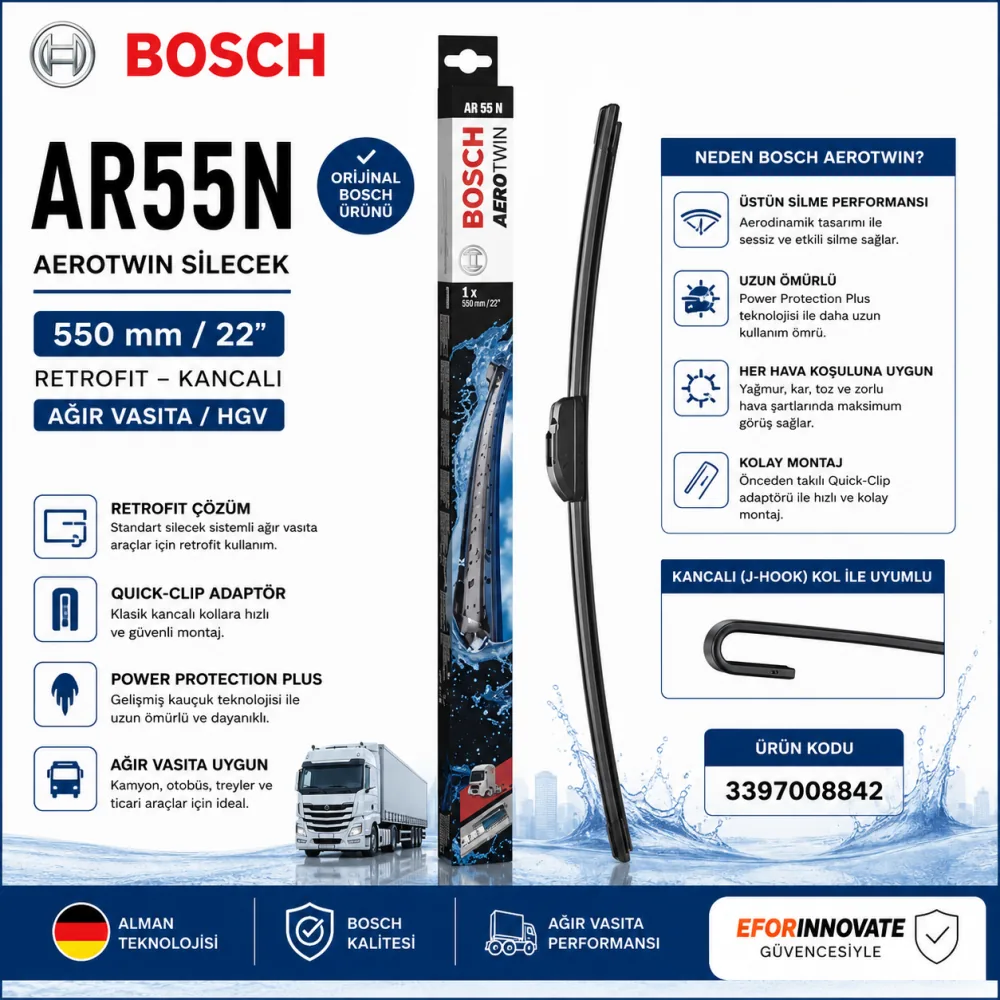 SİLECEK AEROTWİN 550 MM AGIRVASITA KANJALI 3397008842
