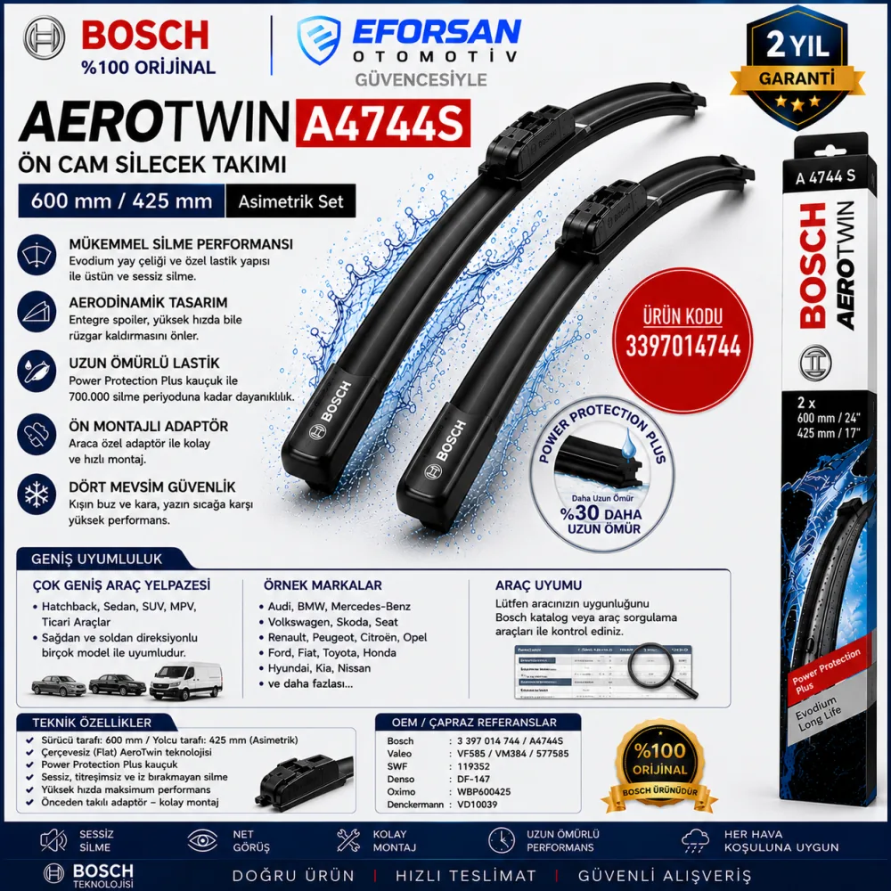 Aerotwin Silecek Takımı 600/425 mm 3397014744