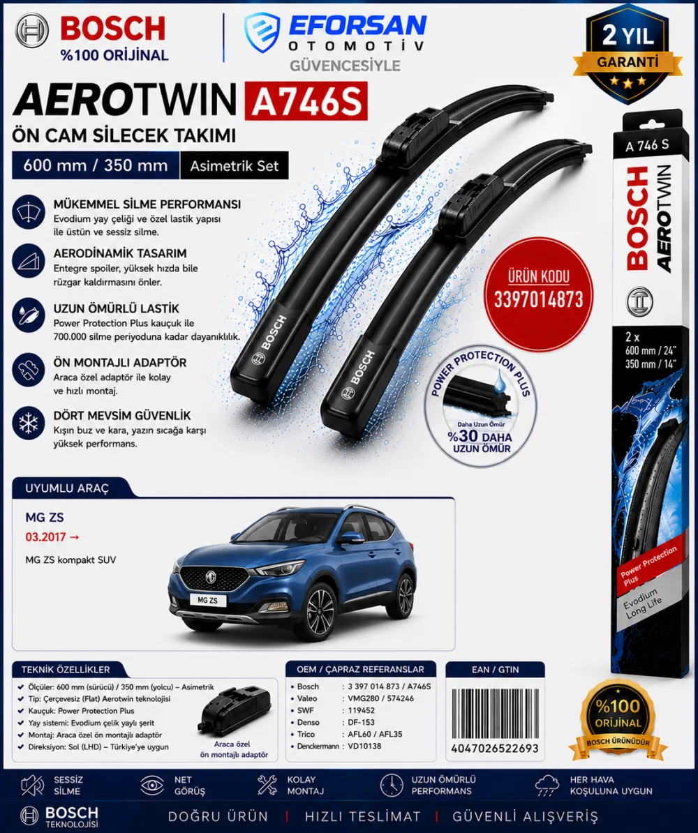 Silecek Takımı 600/350 mm 3397014873