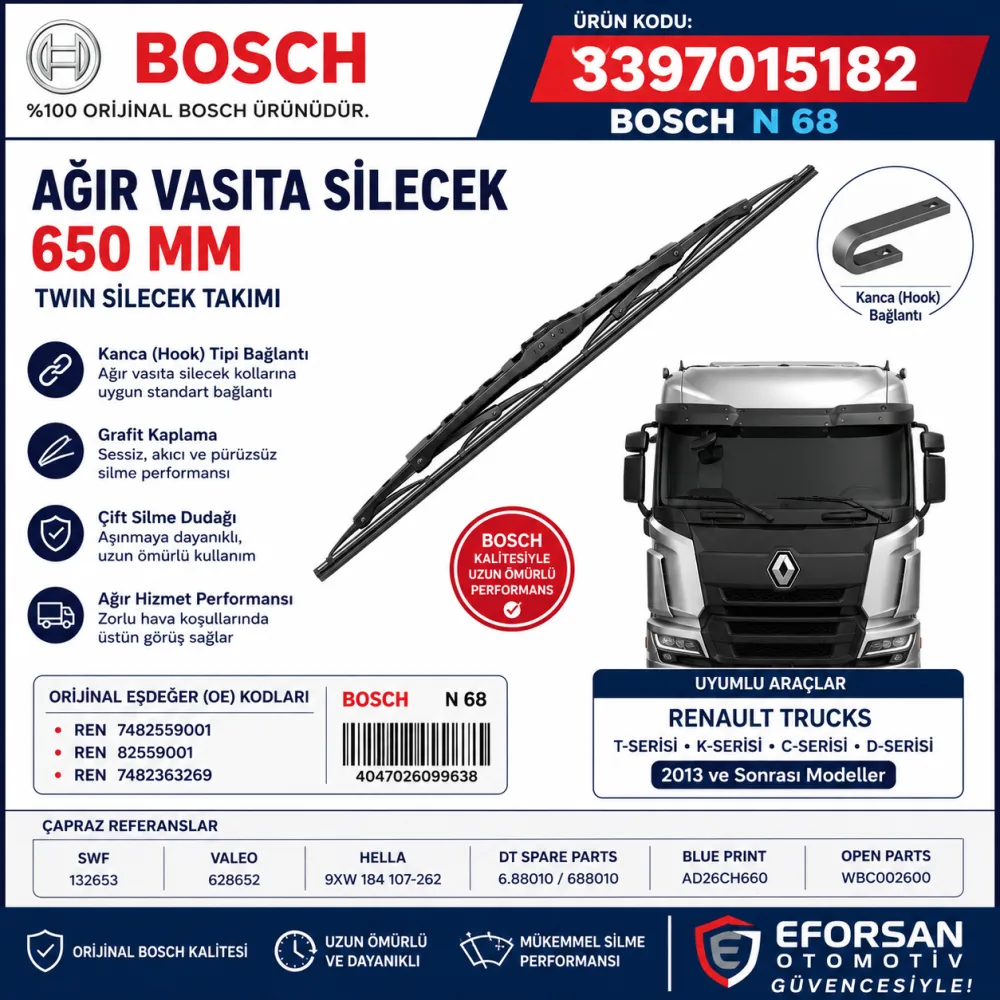 Twin Silecek Takımı 650 mm 3397015182