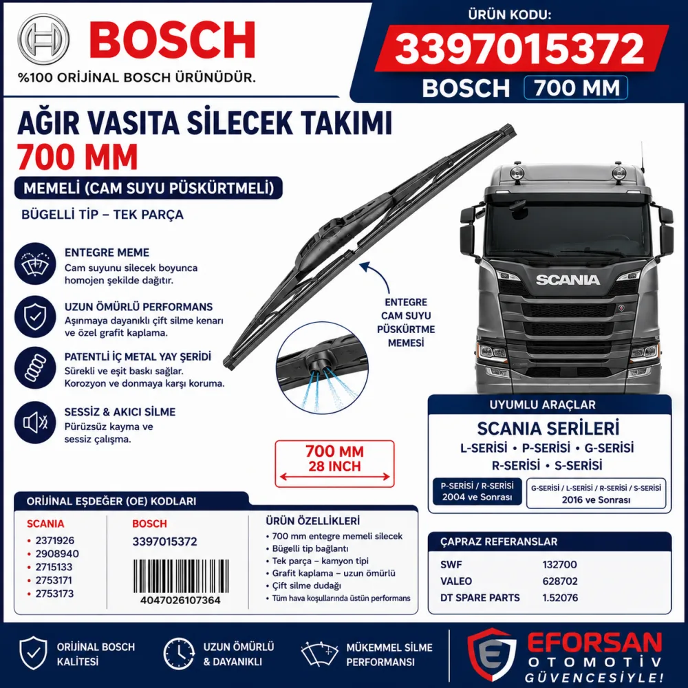 Silecek Takımı 700 mm 3397015372