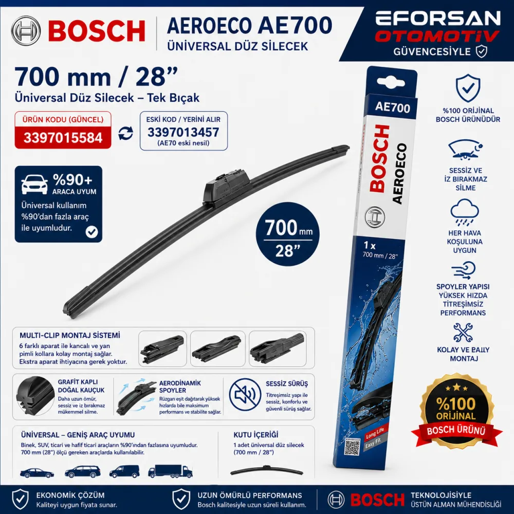 Aeroeco Silecek Takımı 700 mm 3397015584